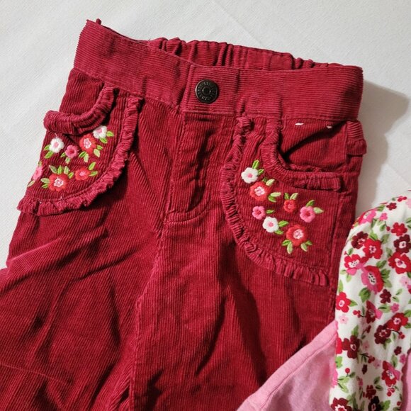 Gymboree Cozy Owl 12-18 month NWT shirt, VGUC pants Outfit.Located Mixed Bin Z24 - Picture 3 of 3